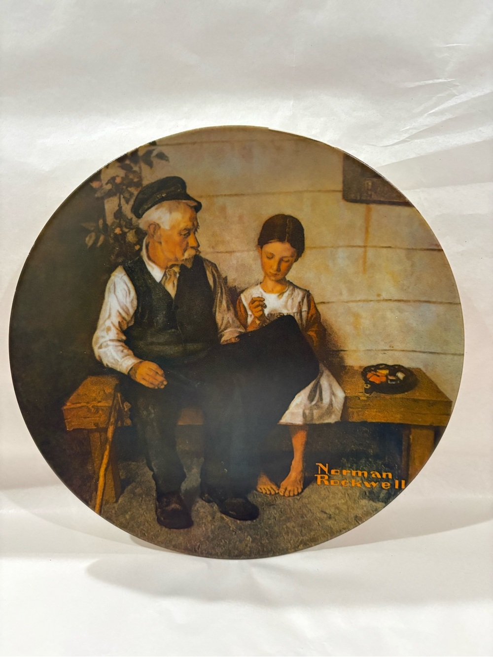 Norman Rockwell Collector Plate - ‘The Lighthouse Keeper’s Daughter’
